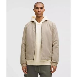NWT Lululemon Men's Insulated Cotton-Blend Bomber Jacket - Size XXL - MSRP $198